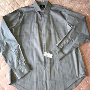 NWT CK Mens Dress Shirt Slim Fit XL 17-17 1/2 36-37